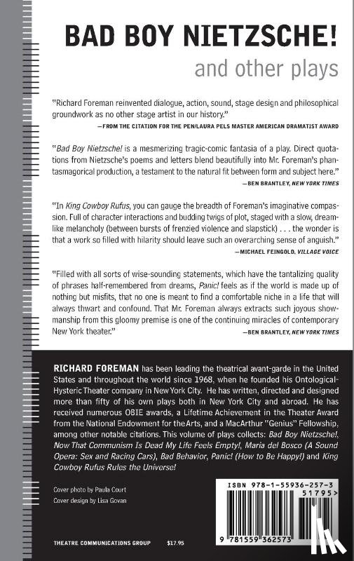 Foreman, Richard - Bad Boy Nietzsche! and other plays