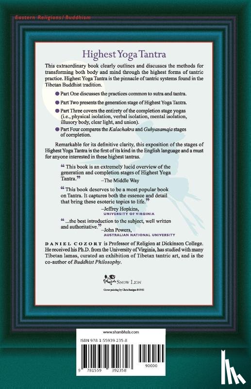 Cozort, Daniel - Highest Yoga Tantra