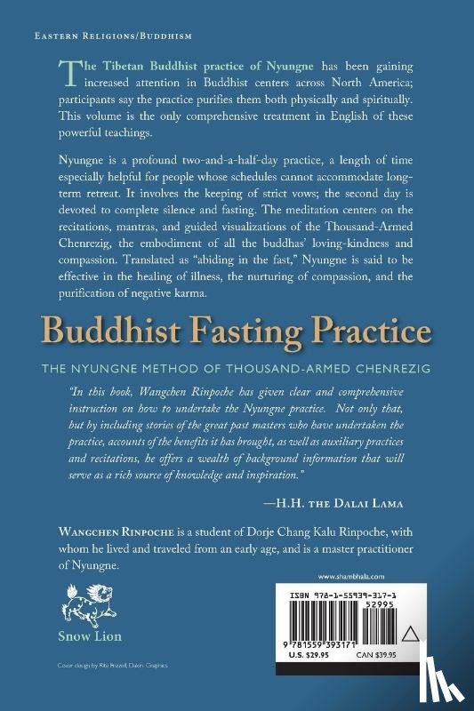 Wangchen Rinpoche - Buddhist Fasting Practice