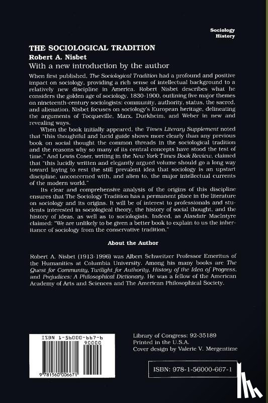 Bernstein, Peretz, Nisbet, Robert - The Sociological Tradition