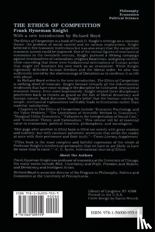 Knight, Frank - The Ethics of Competition