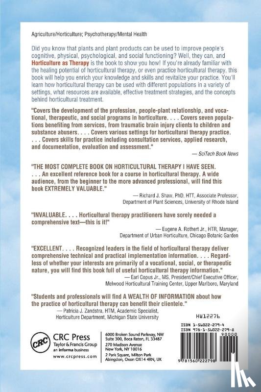 Simson, Sharon (University of Maryland Center on Aging, Straus, Martha - Horticulture as Therapy