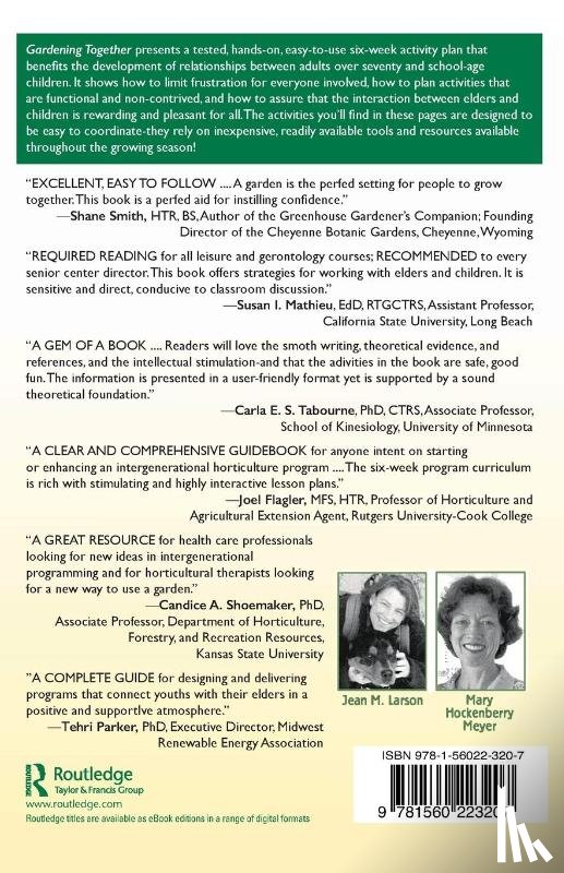Larson, Jean M. (University of Minnesota, Meyer, Mary (University of Minnesota - Generations Gardening Together