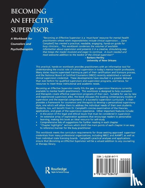 Campbell, Jane - Becoming an Effective Supervisor