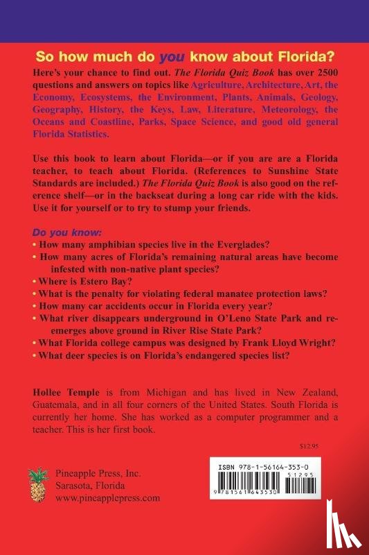 Temple, Hollee - The Florida Quiz Book