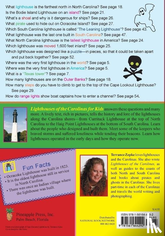 Zepke, Terrance - Lighthouses of the Carolinas for Kids