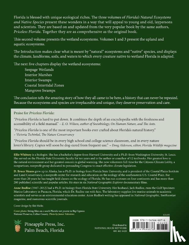 Whitney, Ellie, Means, D Bruce, Rudloe, Anne - Florida's Wetlands