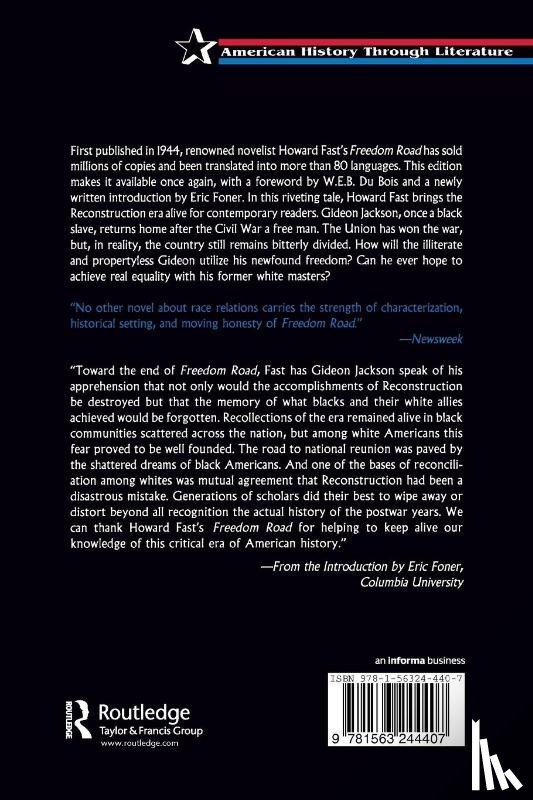 Fast, Howard, Foner, Eric, DuBois, W. E. B. - Freedom Road