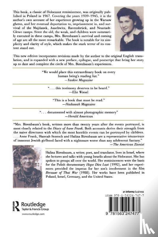 Birenbaum, Halina - Hope is the Last to Die