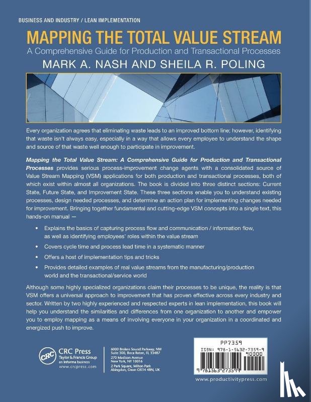 Nash, Mark A. (Pelco Products, Poling, Sheila R. (Pinnacle Partners - Mapping the Total Value Stream