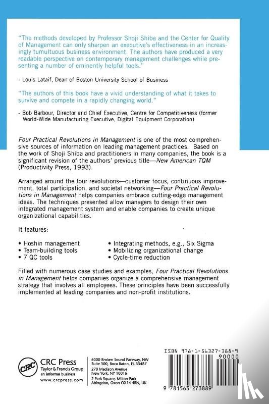 Center For Qual - Four Practical Revolutions in Management