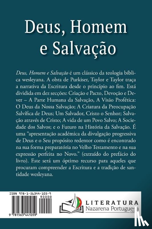 Purkiser, W T, Taylor, Richard S, Taylor, Willard H - Deus, Homem e Salvacao
