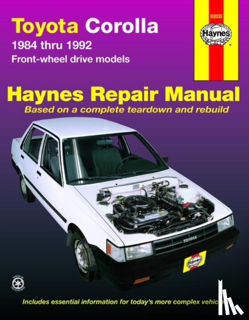 Haynes Publishing - Toyota Corolla FWD (1984-1992) Haynes Repair Manual (USA)