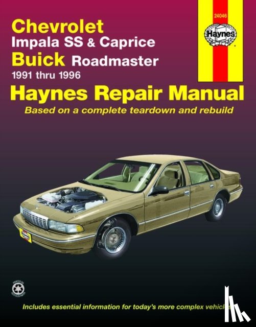 Haynes Publishing - Chevrolet Impala SS & Caprice & Buick Roadmaster (91 - 96)