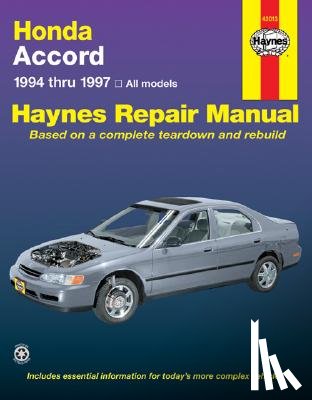 Haynes, J. H. - Honda Accord (1994-1997) Haynes Repair Manual (USA)