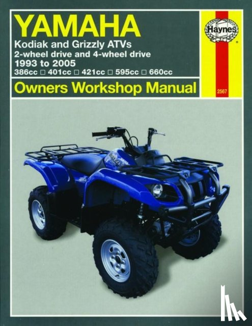 Ahlstrand, Alan - Yamaha Kodiak & Grizzly ATVs (93 - 05) Haynes Repair Manual