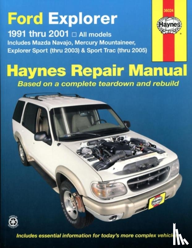 Haynes Publishing - Ford Explorer, Mazda Navajo, Mercury Mountaineer (91 - 05)