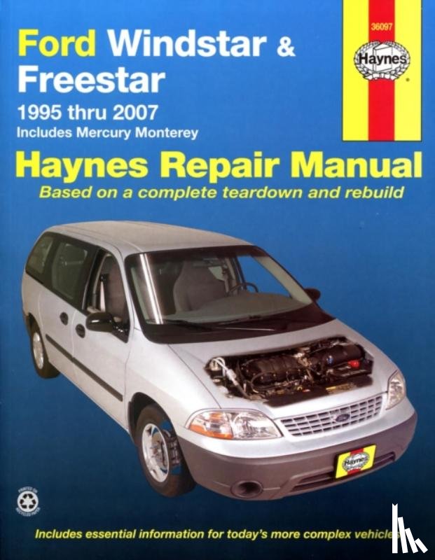 Haynes Publishing - Ford Windstar (1995-2003) & Freestar & Mercury Monterey (2004-2007) Haynes Repair Manual (USA)