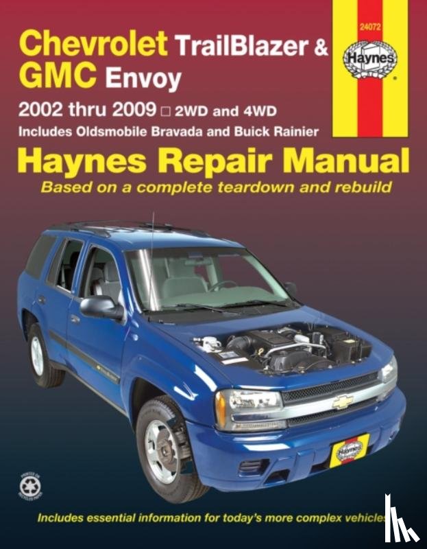Haynes Publishing - Chevrolet TrailBlazer, TrailBlazer EXT, GMC Envoy, GMC Envoy XL, Oldsmobile Bravada & Buick Rainier with 4.2L, 5.3L V8 or 6.0L V8 engines (2002 -2009) Haynes Repair Manual (USA)