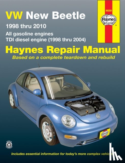Haynes Publishing - Volkswagen VW New Beetle 1.8 & 2.0L petrol (1998-2010) & 1.9L TDI diesel (1998-2004) Haynes Repair Manual (USA)