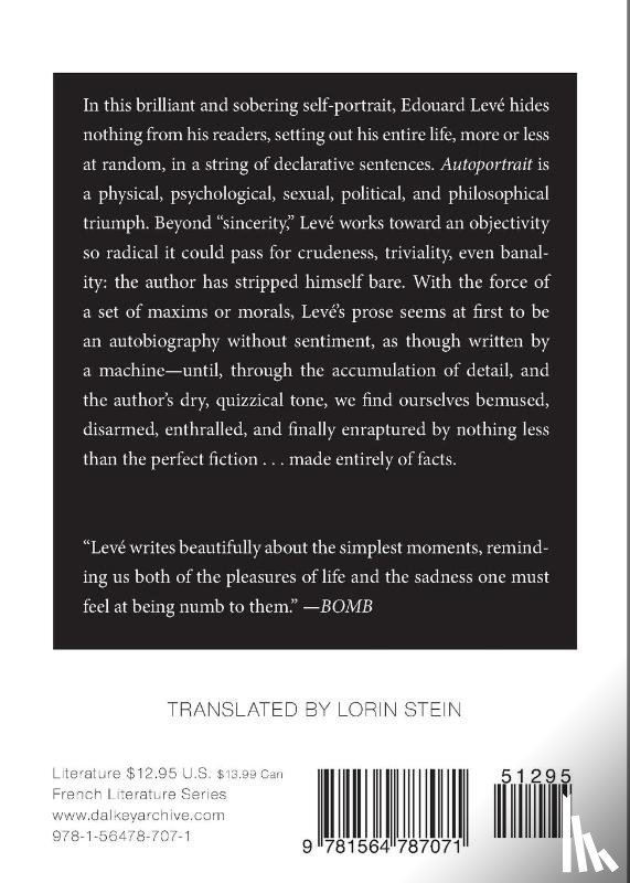 Leve, Edouard, Lev, Edouard, Levae, Aedouard - Autoportrait