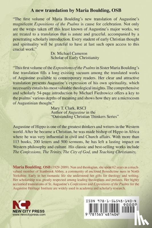 Augustine, Edmund, Rotelle, John E. - Expositions of the Psalms 1-32