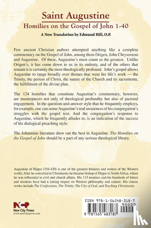 Augustine, Edmund - Homilies on the Gospel of John 1 - 40