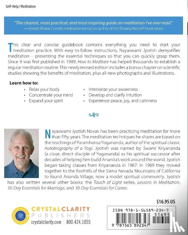 Novak, Jyotish (Jyotish Novak) - How to Meditate