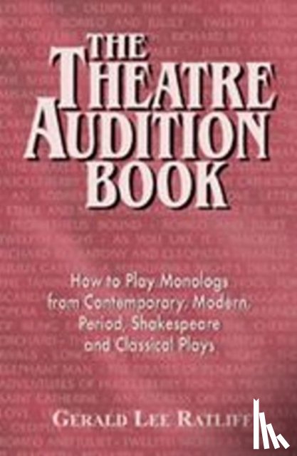 Ratcliff, Gerald lee - Theatre Audition Book