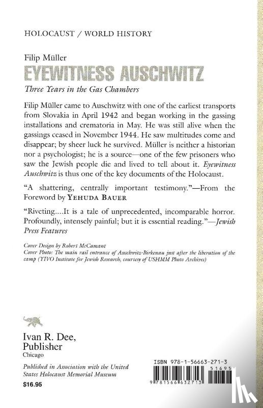 Muller, Filip - Eyewitness Auschwitz