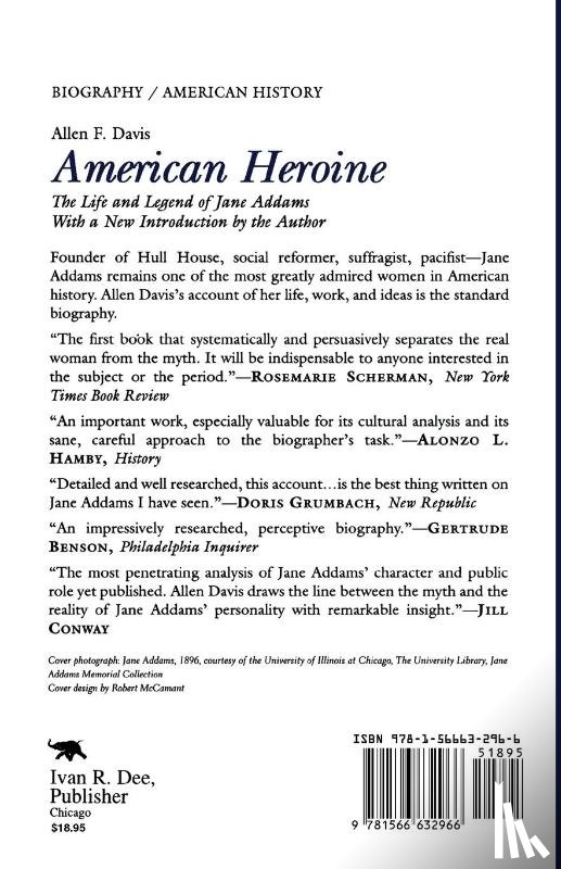 Davis, Allen F. - American Heroine
