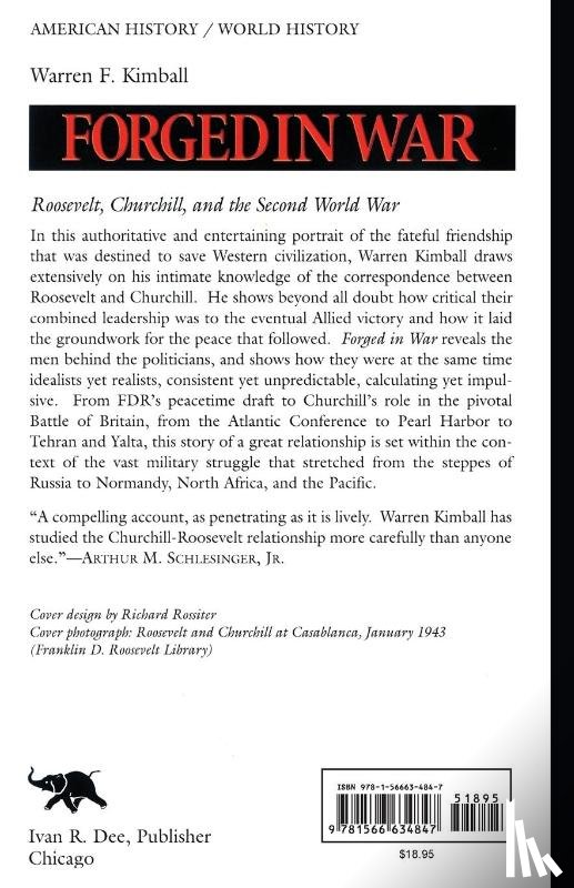 Kimball, Warren F. - Forged in War
