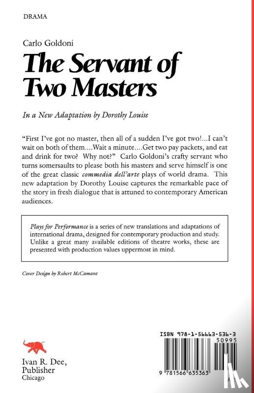 Goldoni, Carloe, Dorothy, Louise - The Servant of Two Masters