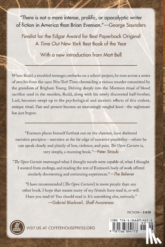Evenson, Brian - Evenson, B: Open Curtain