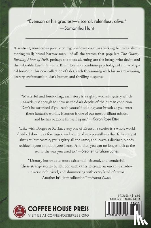 Evenson, Brian - Evenson, B: Glassy, Burning Floor of Hell
