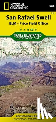 Maps, National Geographic - MAP-SAN RAFAEL SWELL BLM - PRI