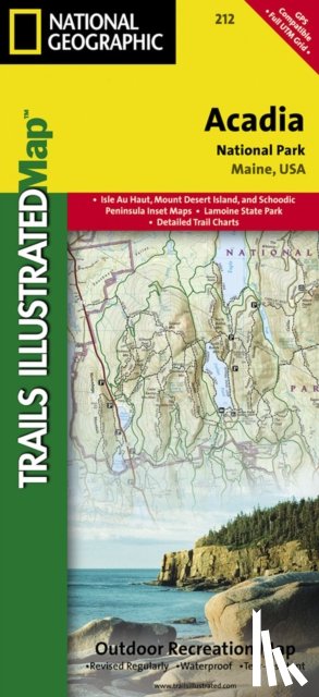 Maps, National Geographic - Acadia National Park