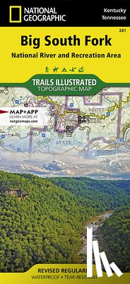 National Geographic Maps - Trails Illust - Big South Fork National River and Recreation Area Map