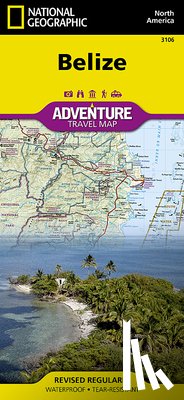 National Geographic Maps - Adventure - MAP-BELIZE 2019/E