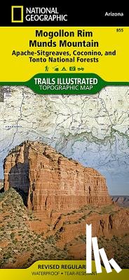 National Geographic Maps - Trails Illust - MAP-MOGOLLON RIM MUNDS MOUNTAI