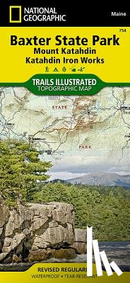 National Geographic Maps - Trails Illust - MAP-BAXTER STATE PARK MOUNT KA
