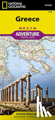 National Geographic Maps - Adventure - MAP-GREECE ADV TRAVEL MAP 2019