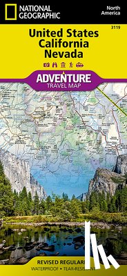 Maps, National Geographic - United States, California And Nevada Adventure Map