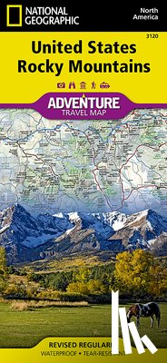 Maps, National Geographic - United States, Rocky Mountains Adventure Map