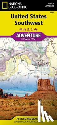 Maps, National Geographic - United States, Southwest Adventure Map