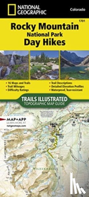 Maps, National Geographic - Rocky Mountain National Park Day Hikes Map