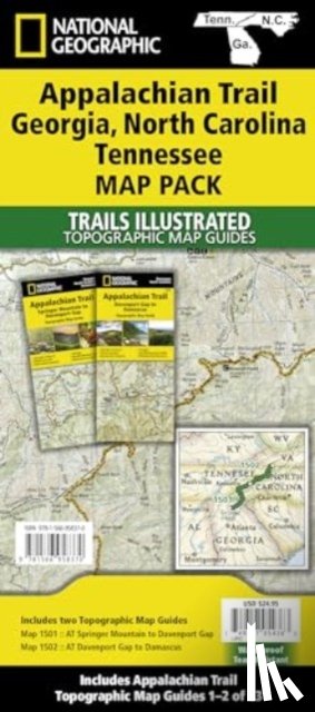 Maps, National Geographic - Appalachian Trail: Georgia, North Carolina, Tennessee [map Pack Bundle]