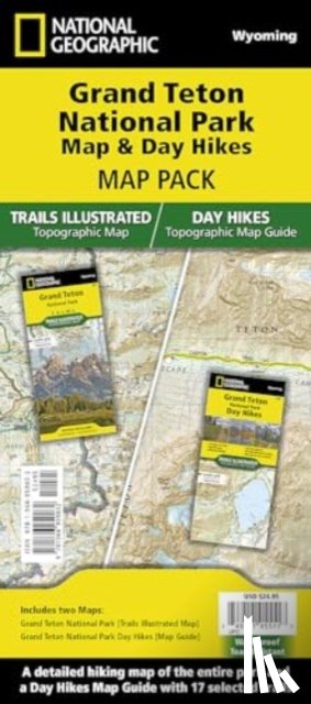 National Geographic Maps - Grand Teton Day Hikes and National Park Map [Map Pack Bundle]