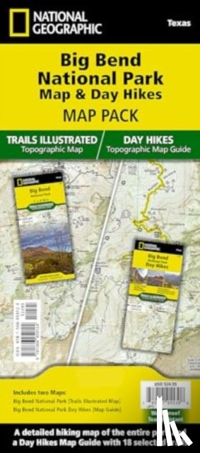 National Geographic Maps - Big Bend Day Hikes and National Park Map [Map Pack Bundle]