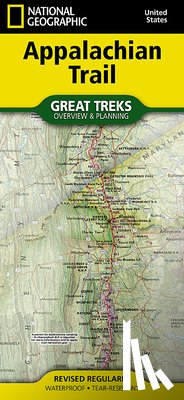 Nat Geo Maps - Appalachian Trail Overview and Planning Map